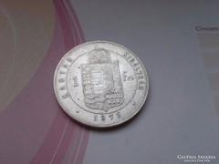1879 ezüst 1 Forint -szép db,keresett érme 12,34 gramm 0,900