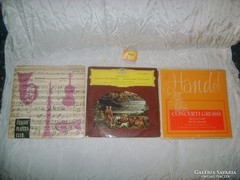 Három darab komolyzenei gramofon lemez