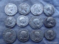 Római ezüst pénzek