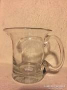 Üveg kiöntő, nagy pohár (5)