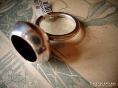 Design attraktív ezüst gyűrű!! Nagy gömb!