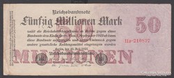 1923. 50 millió Reichsmark