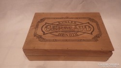 Gerbeaud Kugler Henrik süteményes fa doboz