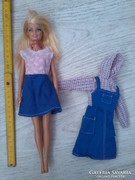 KIÁRUSÍTÁS! Barbie baba dupla ruhával