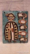 Borsódy Ágnes zsűrizett iparművész kerámia falikép
