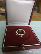 Fehér arany gyűrű 14 kr. 6.8 gr