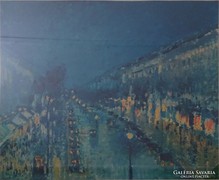 0L228 Camille Pissarro Boulevard Montmartre éjjel