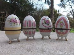 Húsvétra is ! Porcelán tojás-ékszertartó-dísztárgy
