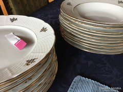 10-10 antik porcelán tányér, TK Thun, cseh