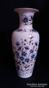 Zsolnay búzavirág dekoros váza, 35cm, makulátlan állapot!