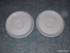 Zsolnay porcelán csésze alátét párban 14 cm (s)