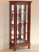Biedermeier display case with convex front [ d - 02]