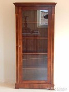 Biedermeier könyvszekrény, intarziás [D05]