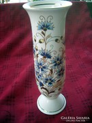 Nagy Zsolnay , búzavirágos 27 cm-es váza !