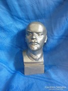 Régi kisméretű fém szovjet  lenin szobor