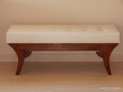 Art Deco Ottoman [L - 14] Masterful Furniture Craftsmanship!