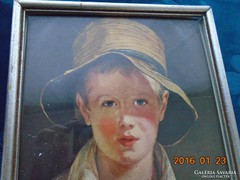 A TORN HAT-1820-Thomas Sully-amerikai portré festő-nyomat