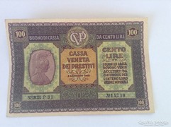 100 líra 1918. Olaszország
