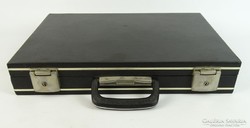0L717 Retro fekete diplomata táska