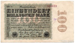 Németország 100 millió német Márka, 1923