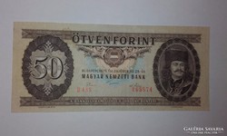 50 Forint 1975-ös Hajtatlan A-UNC ritka évjáratú  bankjegy !