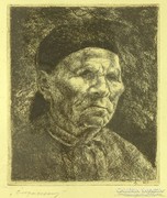 0L480 Szőnyi István : "Öregasszony" 1922