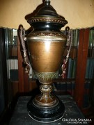 Gyönyörű Empire bronz asztali lámpa eladó 1930-ból