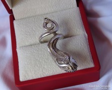 Különleges, régi ezüst gyűrű