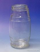 0M431 Régi mustáros üveg 10.5 cm