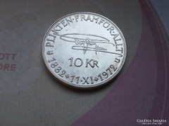 1972 Svéd ezüst 10 korona 18 gramm 0,830