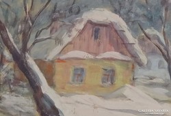 0M568 Shakirov Sebestyén : Nagybányai téli falu
