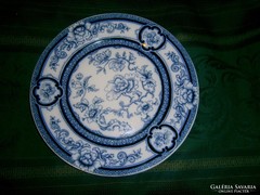 Hüttl Tivadar antik angol   porcelán tányér