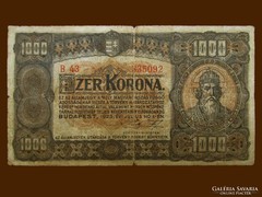 1000 KORONA - 1923-BÓL JÓ ÁLLAPOTBAN