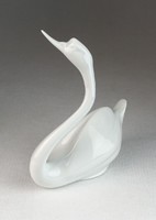 0M950 Herendi porcelán hattyú 13.5 cm