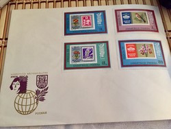 Nemzetközi bélyegkiállítás elsőnapi boríték 1973-ból