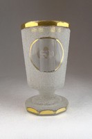 0N353 Antik S.P. Biedermeier talpas pohár 12.5 cm