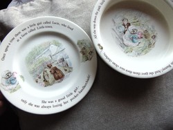 Beatrix Potter mesevilága - gyerek porcelán