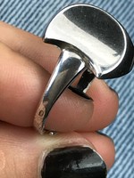 Iparművész designer ezüst gyűrű állítható méretű