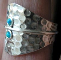 925 ezüst gyűrű, 19,7/61,9 mm, állítható, auszi opállal