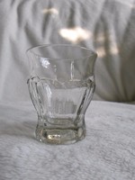 Régi vastag aljú üveg pohár
