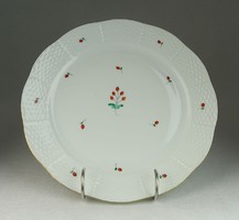 0N674 Régi hecsedlis Herendi porcelán tányér 25 cm