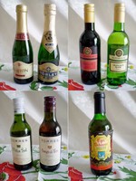 KIÁRUSÍTÁS!!! Gyűjteménybe: Kicsi üveges borok, pezsgők 11 üveg