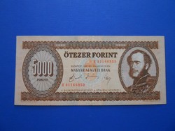 Nagyonszép 5000 forint 1990 H 