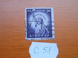 USA 3 C 1954 -1973 Liberty A SZABADSÁG SZOBOR C51