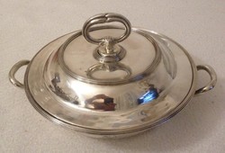 Silver serving server with lid, mayerhoffer and klinkosch 1865.