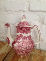 Angol MASON'S  porcelán teás kanna /kávé kiöntõ Pink minta VISTA