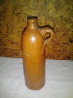 Antik sómázas Nassau kőbutella, butella, palack
