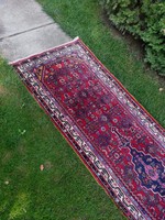 Régi iráni Hamadan szőnyeg, futószőnyeg