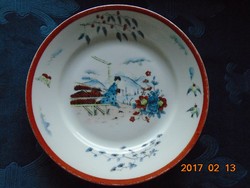 Antique hand-painted hand-marked Imari Japanese plate 20 cm