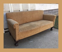 Oroszlán lábas club kanapé,szófa,garnitúra része